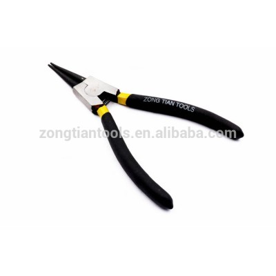 Anti-skip PVC dipped handle external circlip plier long needle nose plier multitool